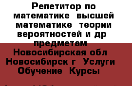 Репетитор по математике, высшей математике, теории вероятностей и др. предметам - Новосибирская обл., Новосибирск г. Услуги » Обучение. Курсы   